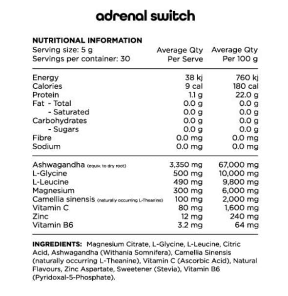 Adrenal Switch np